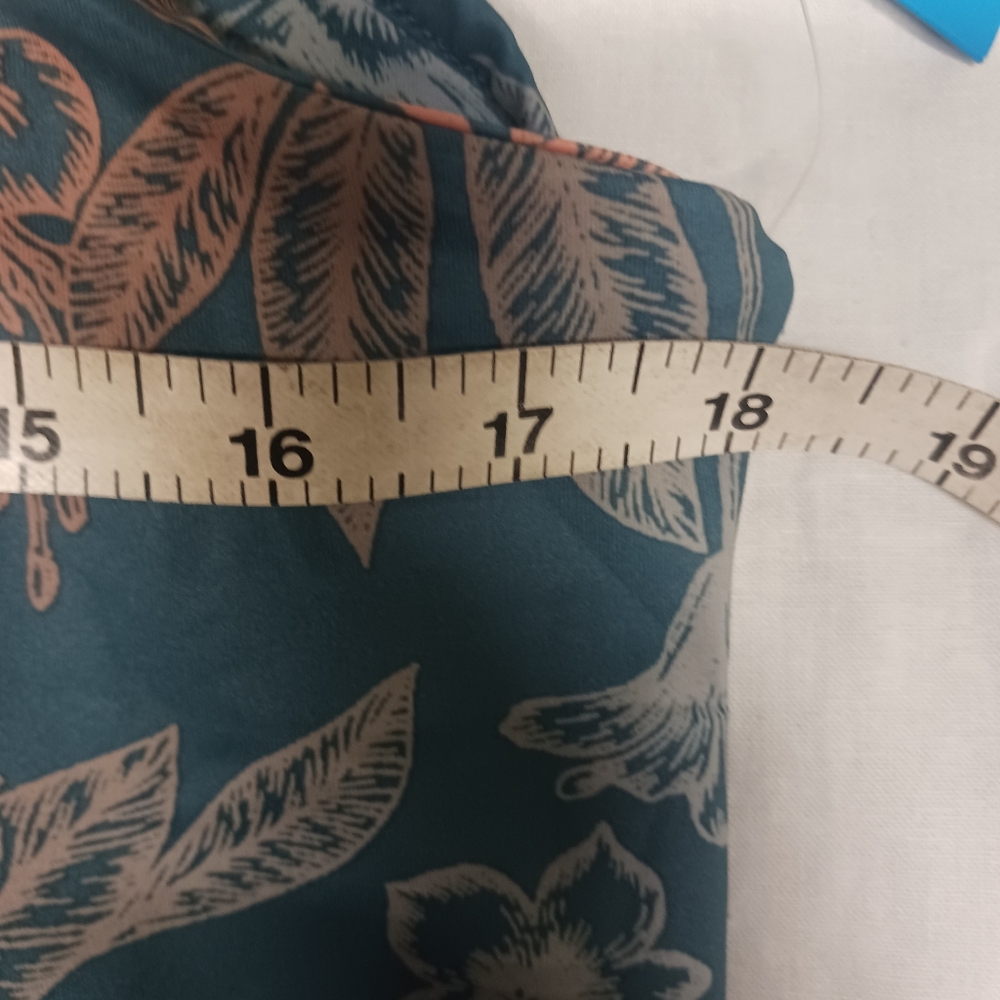 Columbia Women's Tropical Print Midi Dress - Blue and Orange - Picture 4 of 11